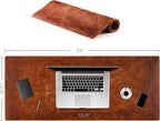 Node Leather Calfskin Leather Desk Pad – Executive Office Desk Mat - Image 6