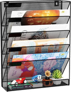 GDINDINFAN Wall File Organizer Holder Mesh Hanging Paper Document Holder by GDINDINFAN