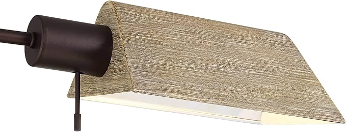 Regency Hill Jenson Rustic Farmhouse Industrial Swing Arm Pharmacy Floor Lamp - Image 3