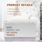 Exqcom Kind People Are My Kinda People Pen Pencil Holder, Teacher Appreciation - Image 6