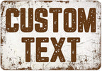 Custom Sign, Custom Street Sign, 11 Font Colors, 13 Font Styles, 4 Hole Options by MySignCenter