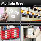 Attractivia Dry Erase Magnetic Labels 5.6 x 3.7 in, Dry Erase Magnets, - Image 4