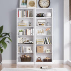 BORNOON 75" Tall Bookshelf, 6-Tier Floor Standing Bookcase - Image 4
