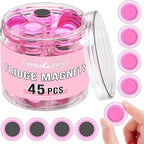 VNDUEEY 45 Pcs Round Whiteboard Magnets, Refrigerator Magnets, Dry Board Fridge by VNDUEEY