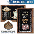 HBCY Creations Rustic Magnetic Wall Chalkboards - Image 3