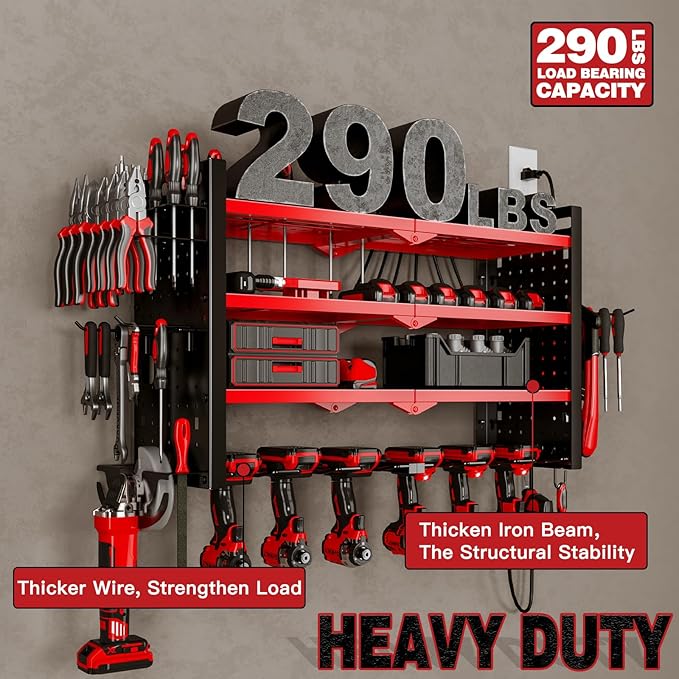 NattyDot Power Tool Organizer Wall Mount - Image 5