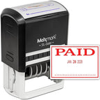 MaxMark Large Self-Inking Rubber Date Office Stamp by Maxmark