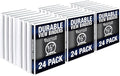 Samsill Durable .5 Inch Binder, Made in the USA, Round Ring Customizable Clear by Samsill