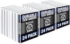 Samsill Durable .5 Inch Binder, Made in the USA, Round Ring Customizable Clear by Samsill