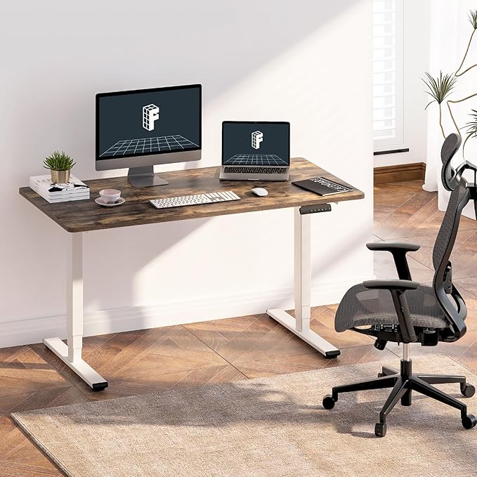 FLEXISPOT E6 3-Stage Dual Motor Electric Standing Desk 48 x 30 Sit Stand Up Desk - Image 2