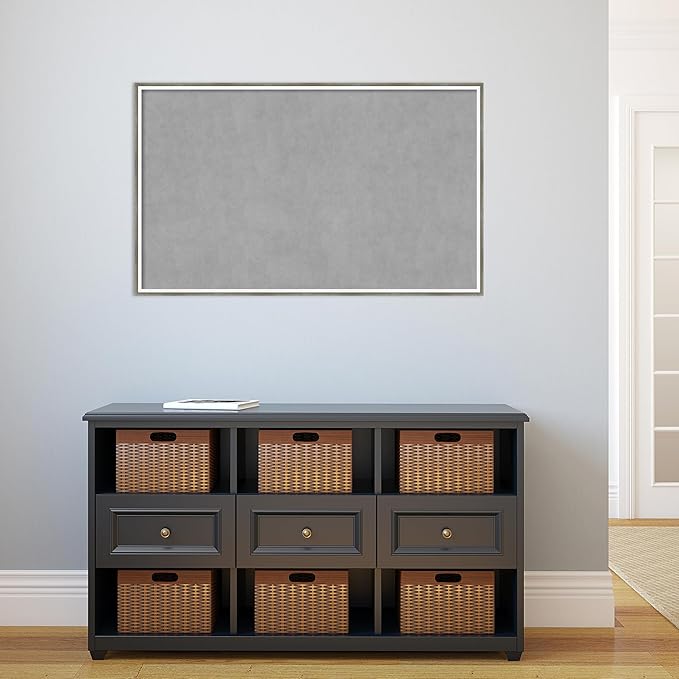 Amanti Art Silver Framed Magnetic Board 25x41 Large Vision Board - Image 5