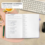 Clever Fox Password Book with alphabetical tabs. Internet Address Organizer - Image 6