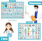 2 Pcs 15''x 11''Nonverbal Communication Board, - Image 3