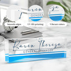 Custom Office Name Plate, Personalized Gifts - Image 3