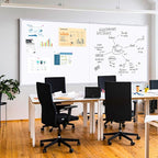Magnetic Dry Erase Board 96 x 48 inches, Maxtek 4" x 8" Whiteboard - Image 7