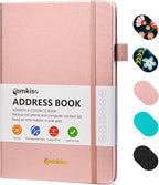 Comkiso Address Book with Individual Alphabetical Tabs Laminated, Large Print by Comkiso