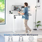 VIVO Electric 60 x 30 in Standing Desk, Memory Height Adjustment, 1B Series - Image 4