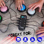 Teacher's Choice Light Up Game Buzzer System, Displays The Winning Player Loud - Image 7