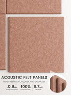Bumusty Large Cork Board Alternative-47 x35 Felt Bulletin Board, - Image 3