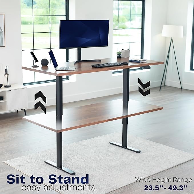 VIVO Electric Dual Motor Stand Up Desk Frame - Image 7