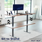 VIVO Electric Dual Motor Stand Up Desk Frame - Image 7