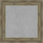 Amanti Art Grey Framed Magnetic Board 26x26 Medium Vision Board by AmantiArt