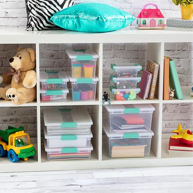 Sterilite Clip Box, Stackable Small Storage Bin - Image 9