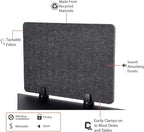 ReFocus™ Raw Clamp-On Acoustic Desk Divider – Reduce Noise and Visual - Image 7
