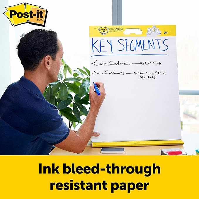 Post-it Super Sticky Portable Tabletop Easel Pad, 20x23 Inches, 20 Sheets - Image 4