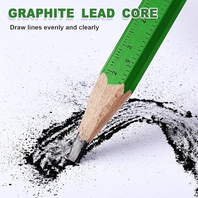 Honoson 200 Pcs Flat Construction Pencils - Image 5