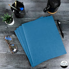 FILE-EZ Two-Pocket Folders, Light Blue, Textured Paper, Letter Size - Image 7