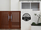 Tree Of Life Metal Wall Art Address Plaque, Custom House Address Plaques Sign - Image 3