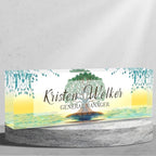 AZUFEMOS Personalized Acrylic Desk Name Plate Custom Employee Appreciation by AZUFEMOS
