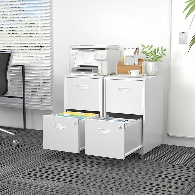 SteeLoong 2 Drawer File Cabinet - Image 4