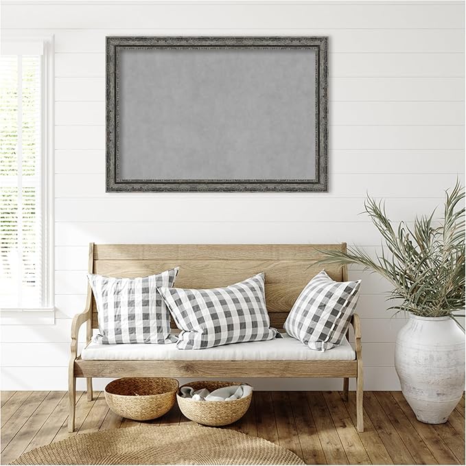 Amanti Art Black Framed Magnetic Board 28x40 Large Vision Board - Image 6