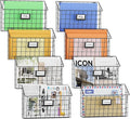 X-cosrack Detachable Hanging Wall Files Organizer & 8-Tier Metal Folder Wall by X-cosrack