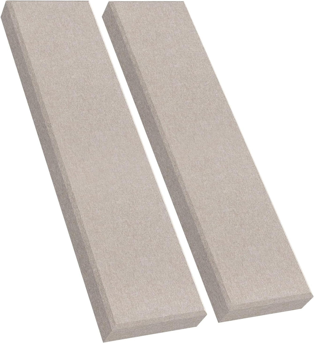 2 Pack 2" Thick Acoustic Panels, 47.24" X 11.81" Fiberglass Wall Panel