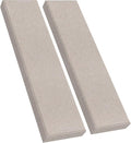2 Pack 2" Thick Acoustic Panels, 47.24" X 11.81" Fiberglass Wall Panel by UMIACOUSTIC