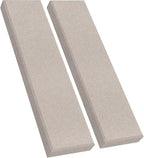 2 Pack 2" Thick Acoustic Panels, 47.24" X 11.81" Fiberglass Wall Panel by UMIACOUSTIC