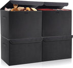 Bagnizer Large 22 Quart Linen Fabric Foldable Storage Bin Cube Organizer Basket by Bagnizer