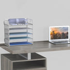 Letter Tray Paper Organizer 5-Tier Desk Organizer File Organizer Paper Holder - Image 6