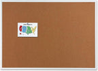 Quartet Cork Board, Bulletin Board, Aluminum Frame by Quartet