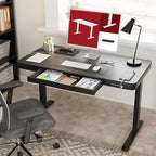 SANODESK Standing Desk with Drawer, Electric Height Adjustable Home Office Desk - Image 2