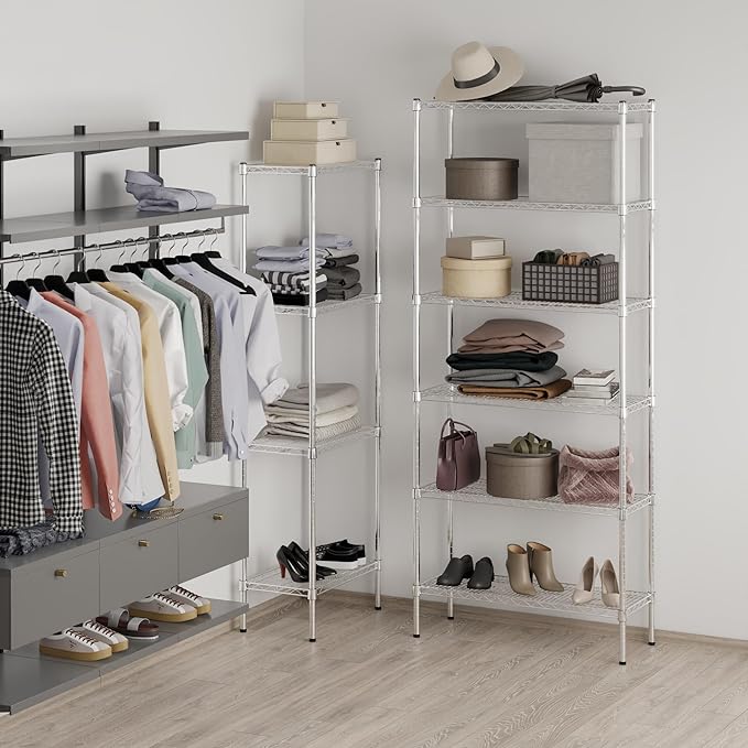 Regal Altair 14" Deep x 36" Wide x 86" Height Wire Shelving Kit | 6-Tier | NSF - Image 2