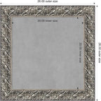 Amanti Art Silver Framed Magnetic Board 26x26 Medium Vision Board - Image 4