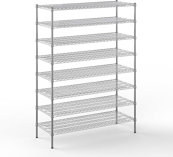 Regal Altair 21" Deep x 54" Wide x 74" Height Wire Shelving Kit | 8-Tier | NSF by Regal+Altair