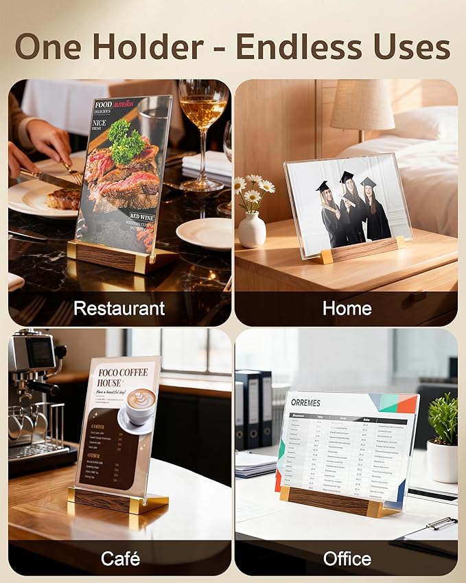 1 Pack Acrylic Sign Holder 8.5 x 11 Inch - Image 8