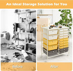 DORTALA 15-Drawer Rolling Storage Cart - Image 5