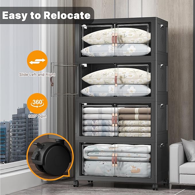 UAMFURI Extra Large Stackable Storage Bins - Image 5