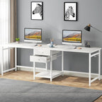 Tribesigns 79 Inch Extra Long Double Desk - Image 3